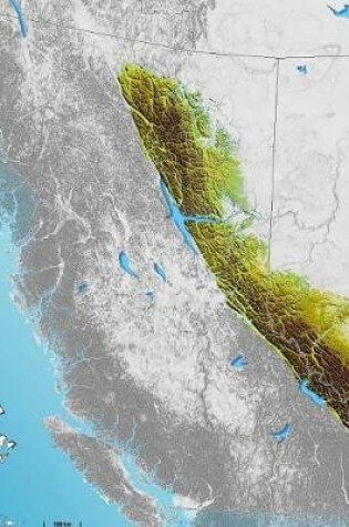 Cover of Canada Relief Map of the Canadian Rockies Journal