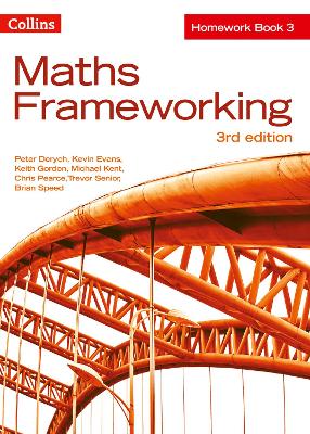 Book cover for KS3 Maths Homework Book 3