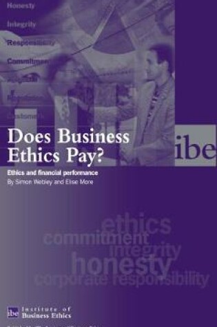 Cover of Does Business Ethics Pay?