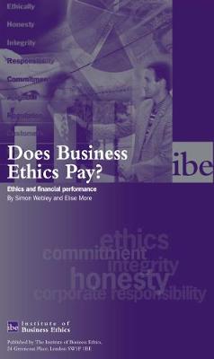 Book cover for Does Business Ethics Pay?