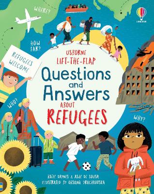 Book cover for Lift-the-flap Questions and Answers about Refugees