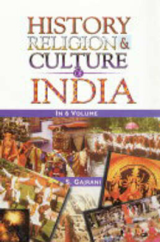 Cover of History, Religion and Culture of India