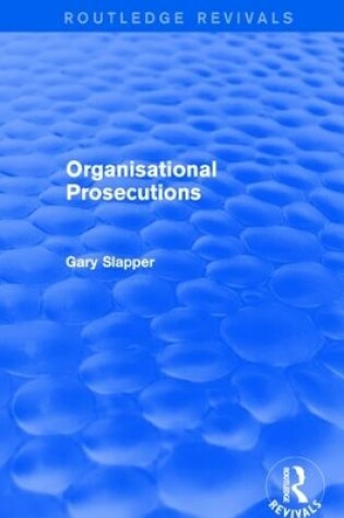 Cover of Organisational Prosecutions