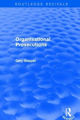 Cover of Organisational Prosecutions