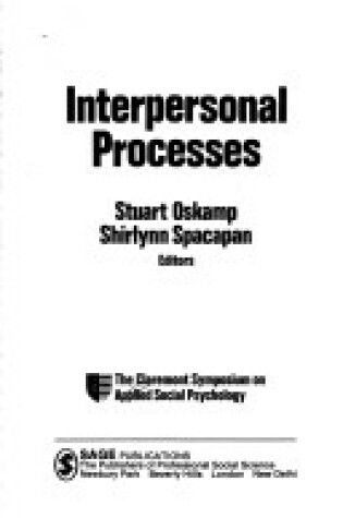 Cover of Group Processes