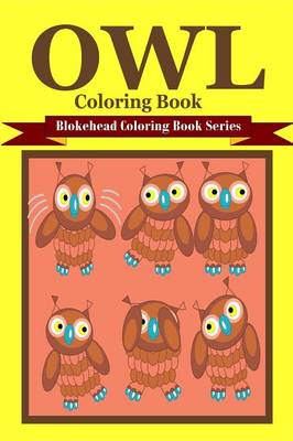 Book cover for Owl Coloring Book