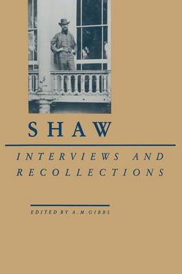Book cover for Shaw