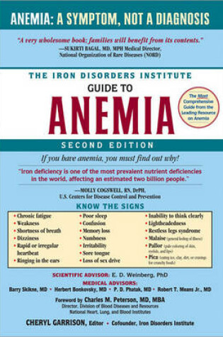 Cover of Iron Disorders Institute Guide to Anemia