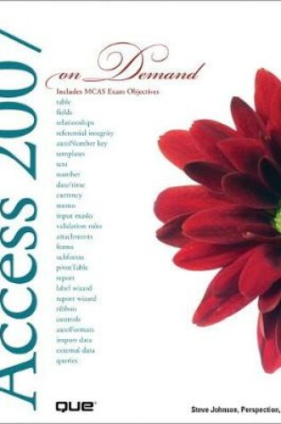 Cover of Microsoft Office Access 2007 On Demand