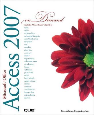 Book cover for Microsoft Office Access 2007 On Demand