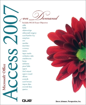 Book cover for Microsoft Office Access 2007 On Demand