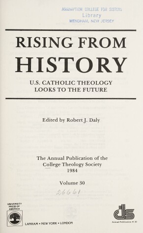 Cover of Rising From History