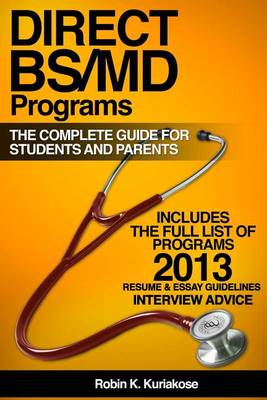 Book cover for Direct Bs/MD Programs