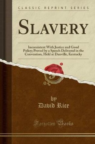 Cover of Slavery