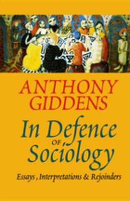 Book cover for In Defence of Sociology