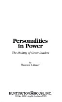 Book cover for Personalities in Power