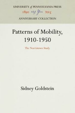 Cover of Patterns of Mobility, 1910-1950