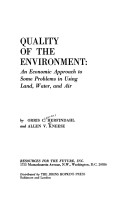 Cover of Quality of the Environment