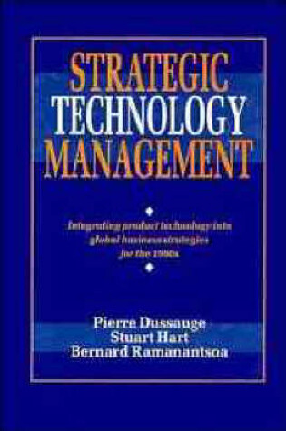 Cover of Strategic Technology Management