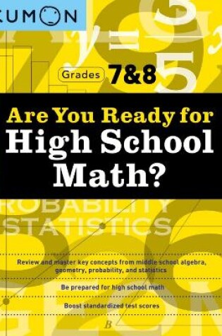 Cover of Kumon Are You Ready for High School Math?