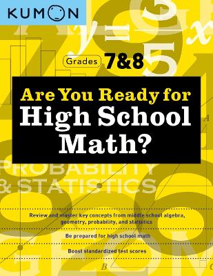 Book cover for Are You Ready for High School Math?