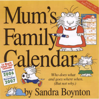 Book cover for Mums Family Calendar 2007