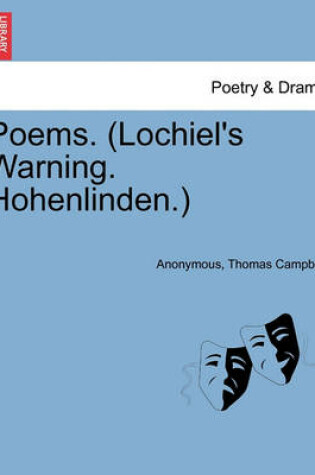 Cover of Poems. (Lochiel's Warning. Hohenlinden.)