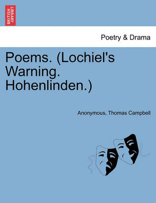 Book cover for Poems. (Lochiel's Warning. Hohenlinden.)