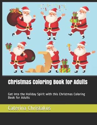 Book cover for Christmas Coloring Book for Adults