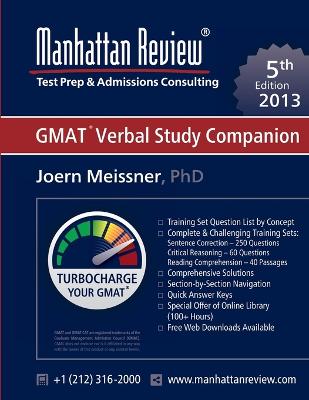 Book cover for Manhattan Review GMAT Verbal Study Companion [5th Edition]