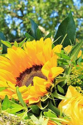 Book cover for A Bouquet of Yellow Roses and Sunflowers