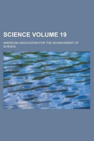 Cover of Science Volume 19