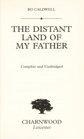 Book cover for The Distant Land Of My Father