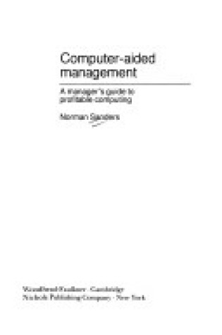 Cover of Computer Aided Management