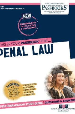 Cover of Penal Law (Q-94)