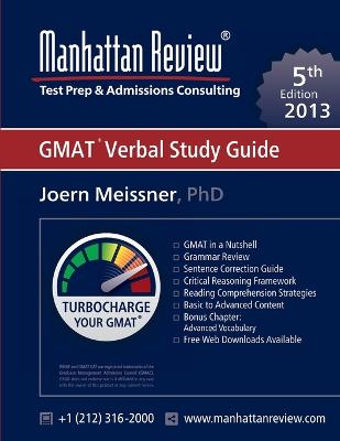 Book cover for Manhattan Review GMAT Verbal Study Guide [5th Edition]