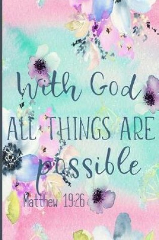 Cover of With God All Things Are Possible