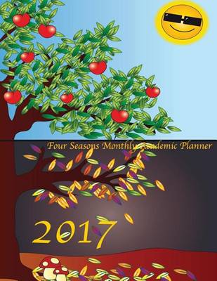 Book cover for 2017 Four Seasons Monthly Academic Planner