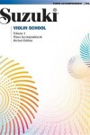 Book cover for Suzuki Violin School 1 - Piano Acc. (Revised)