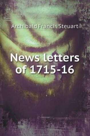 Cover of News letters of 1715-16