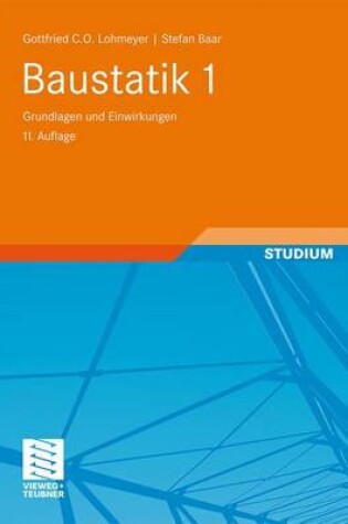 Cover of Baustatik 1