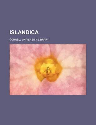 Book cover for Islandica Volume 12