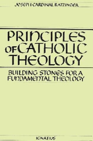 Cover of Principles of Catholic Theology