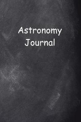 Cover of Astronomy Journal Chalkboard Design