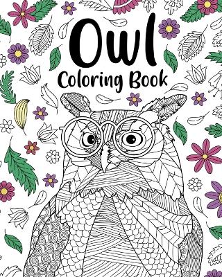 Book cover for Owl Coloring Book