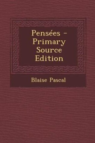 Cover of Pensees