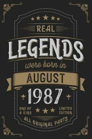 Cover of Real Legends were born in August 1987