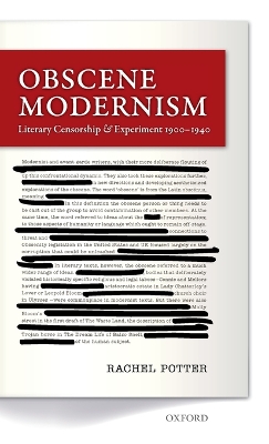 Book cover for Obscene Modernism