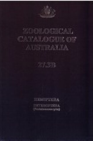 Cover of Zoological Catalogue of Australia Vol 27.3b