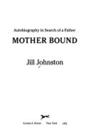 Cover of Mother Bound